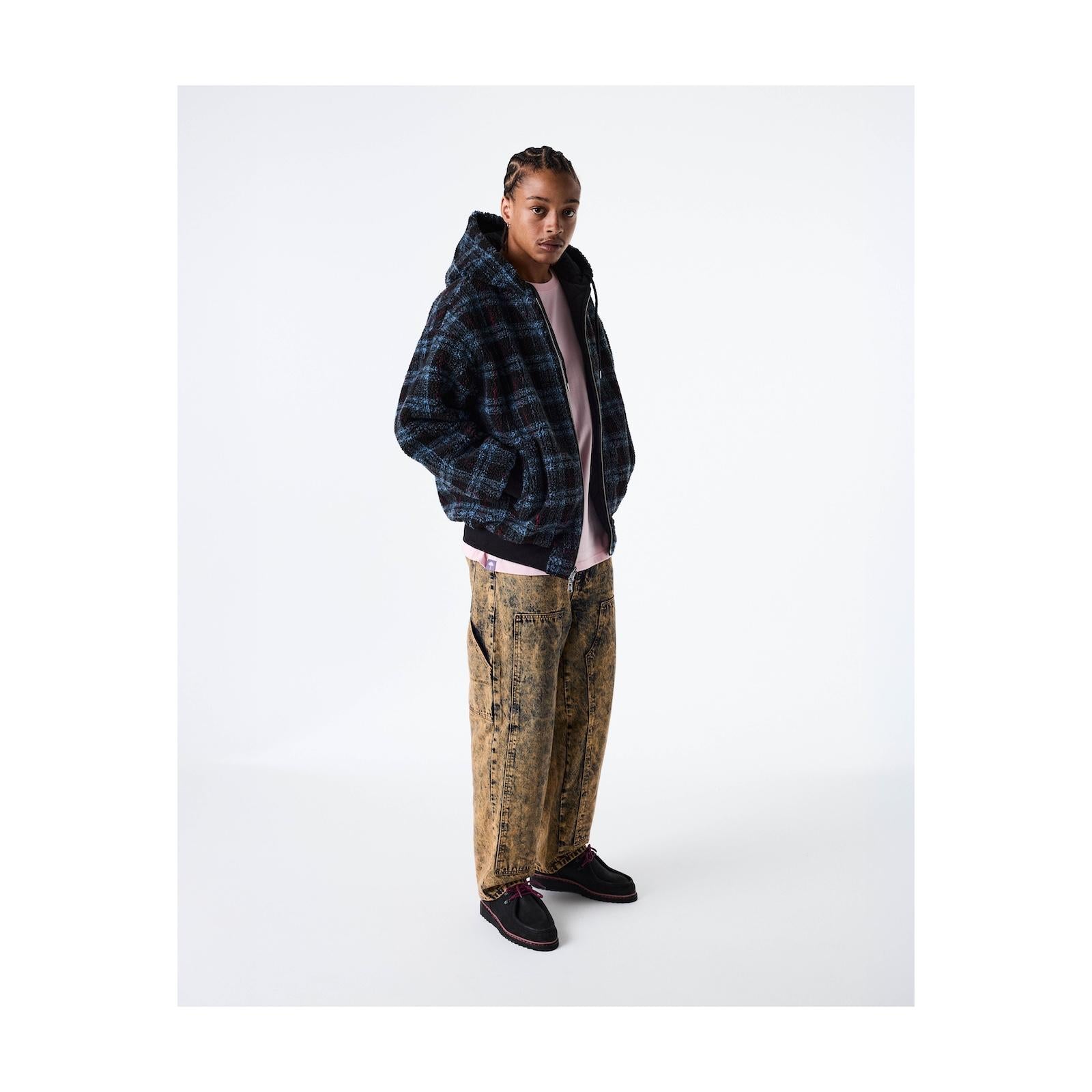 OCARO REVERSIBLE CHECKERED FULL ZIP JACKET NAVY/BLACK_23620.jpg