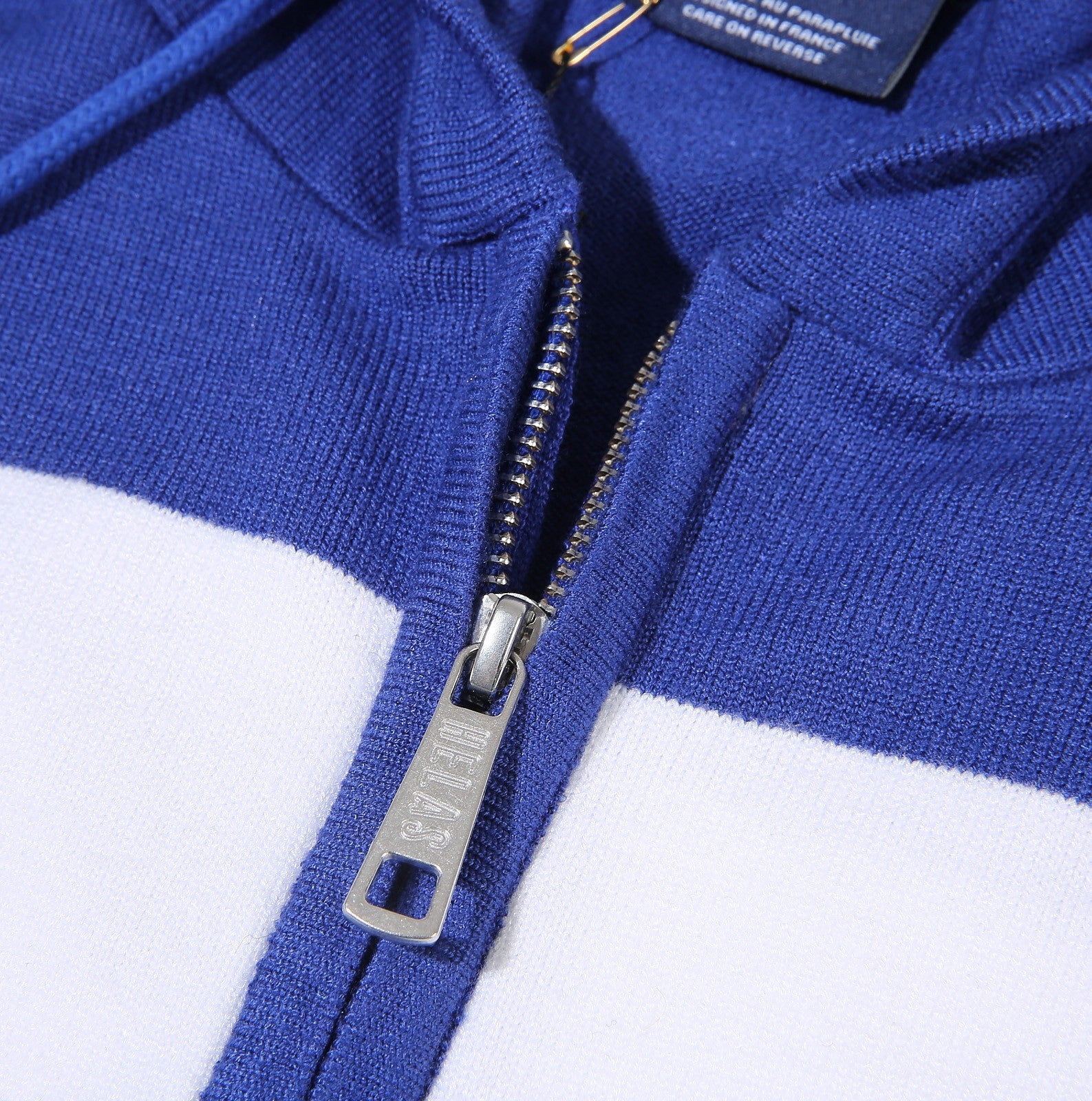 BIG STRIPE KNIT HOODIE WHITE / BLUE_13153.jpg
