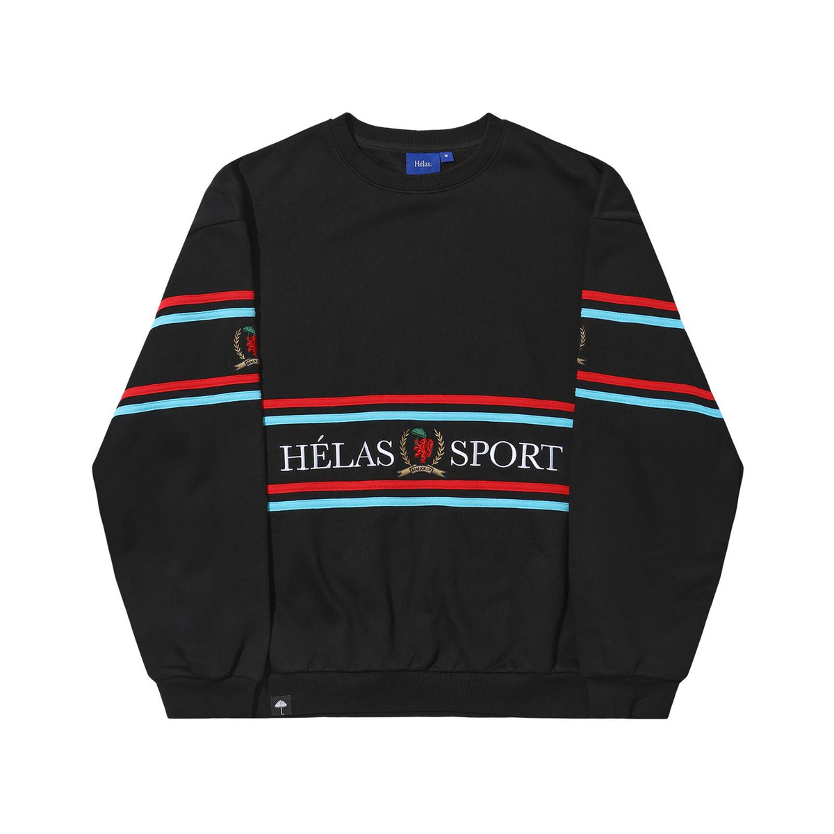 HELAS SPORT CREWNECK BLACK | HÉLAS