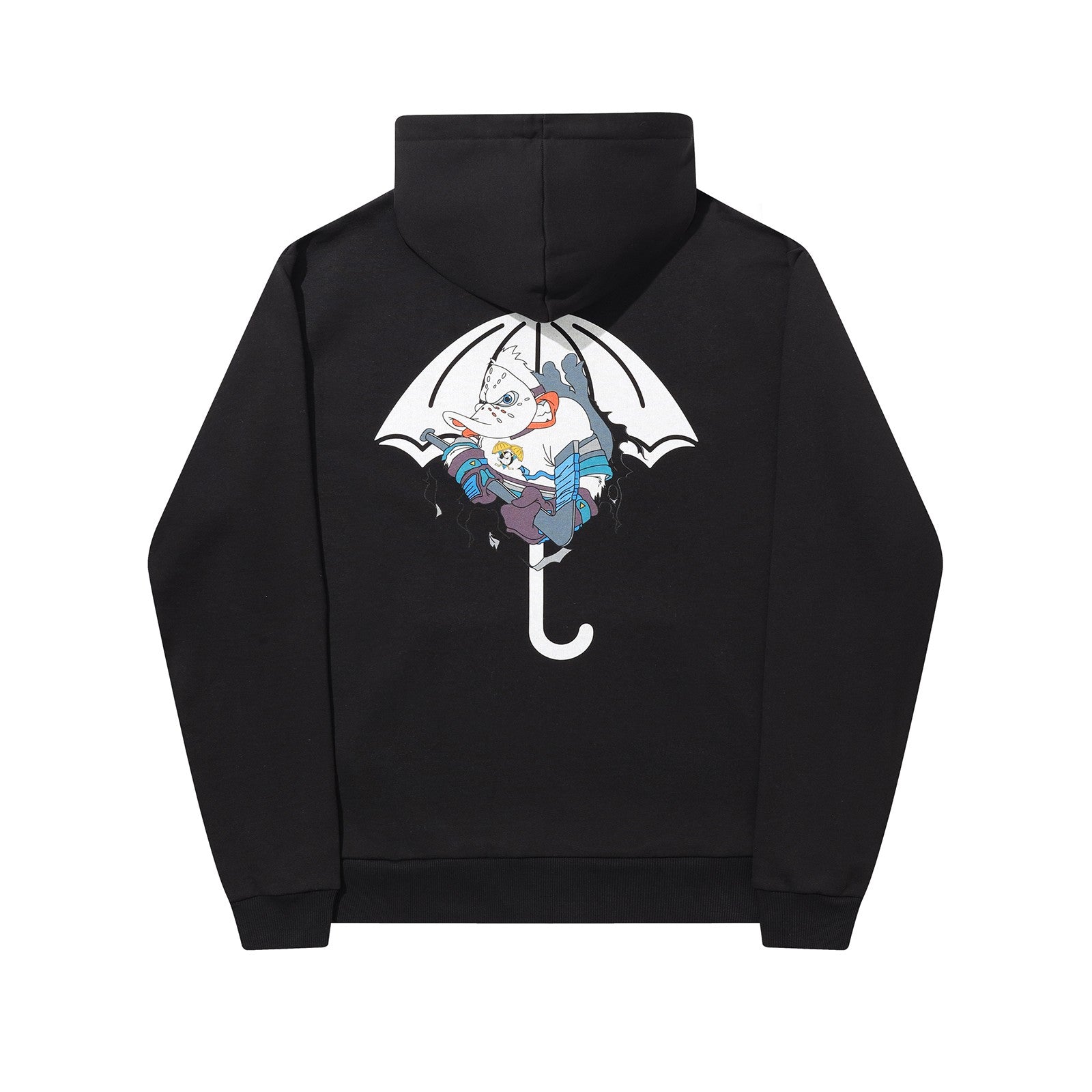 MIGHTY HOODIE BLACK | HÉLAS