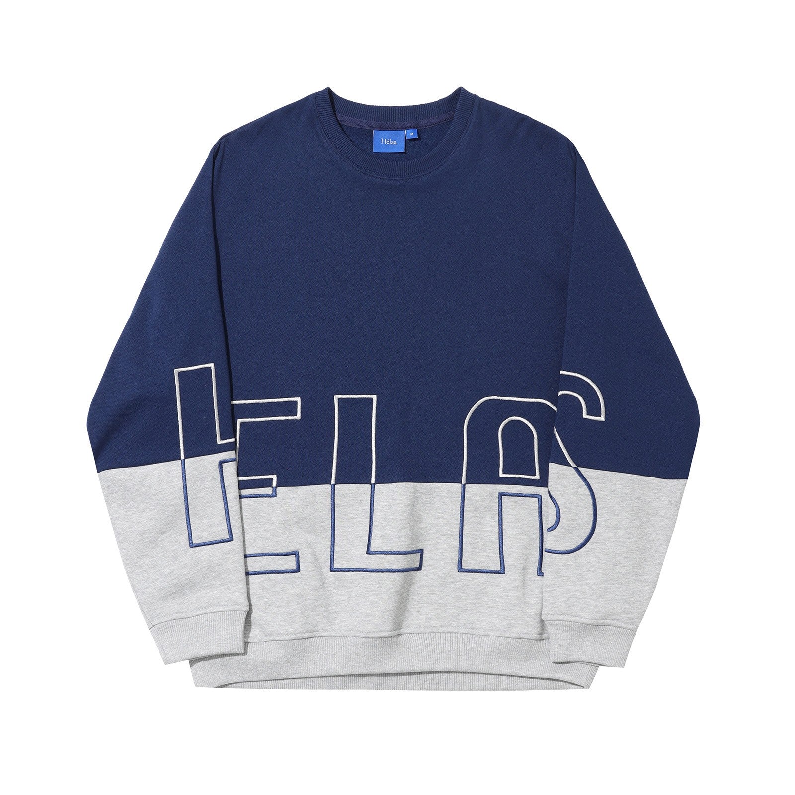 NEGATIVE CREWNECK HEATHER GREY/NAVY_18493.jpg