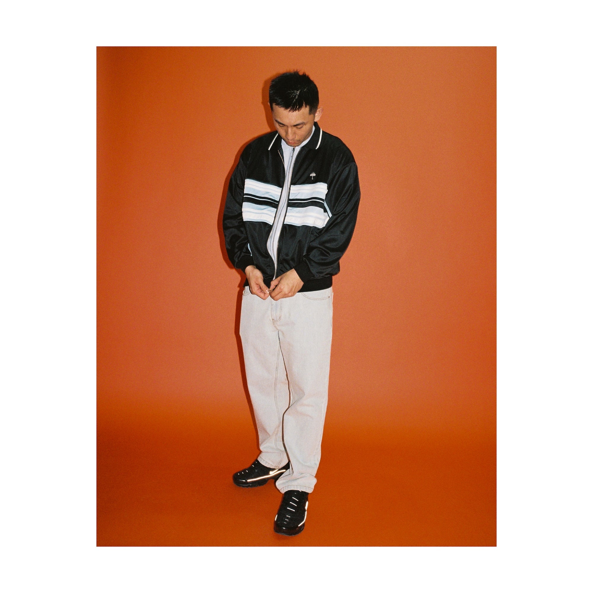 DETENTE TRACKSUIT JACKET BLACK
