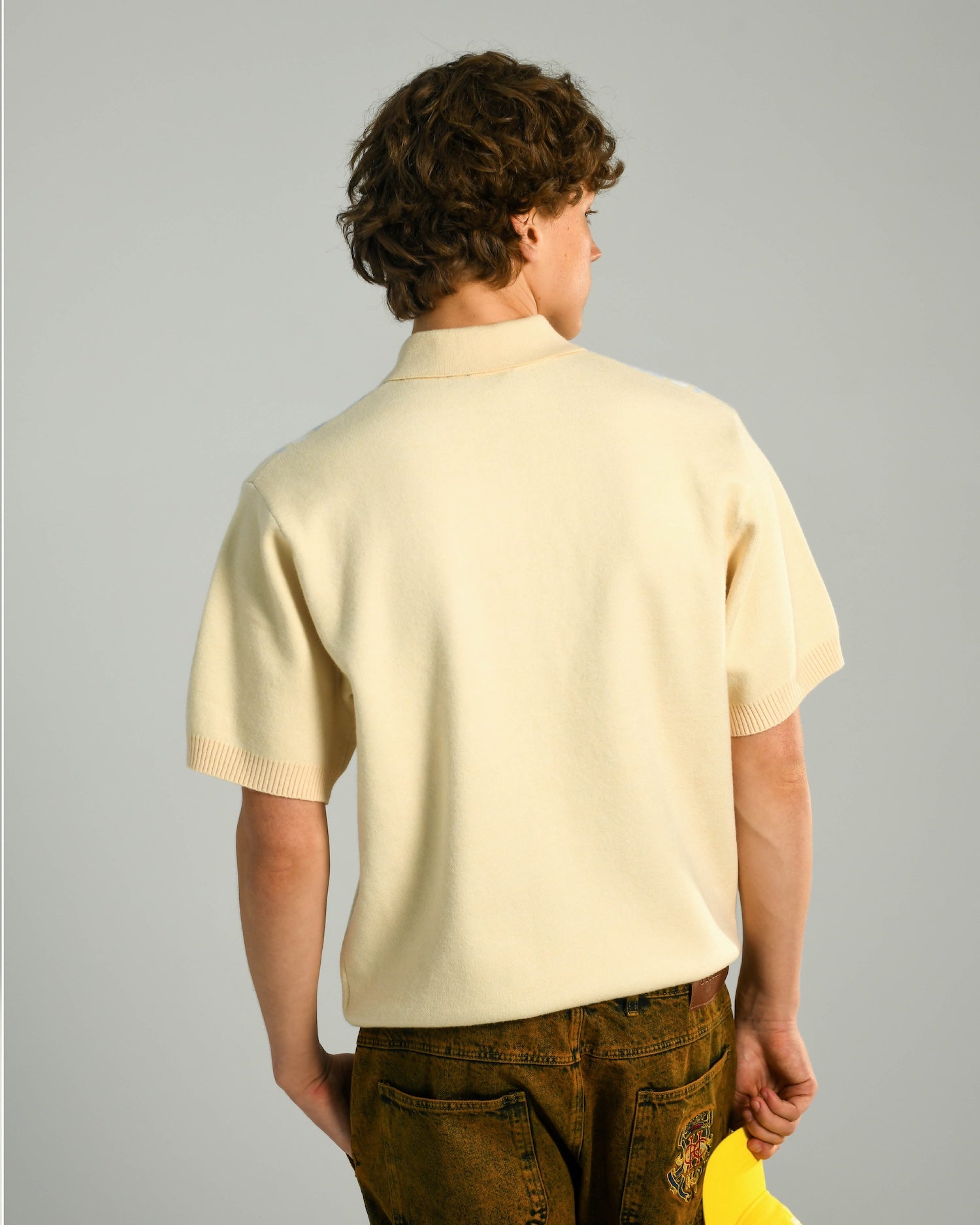 BRONX KNIT POLO BEIGE
