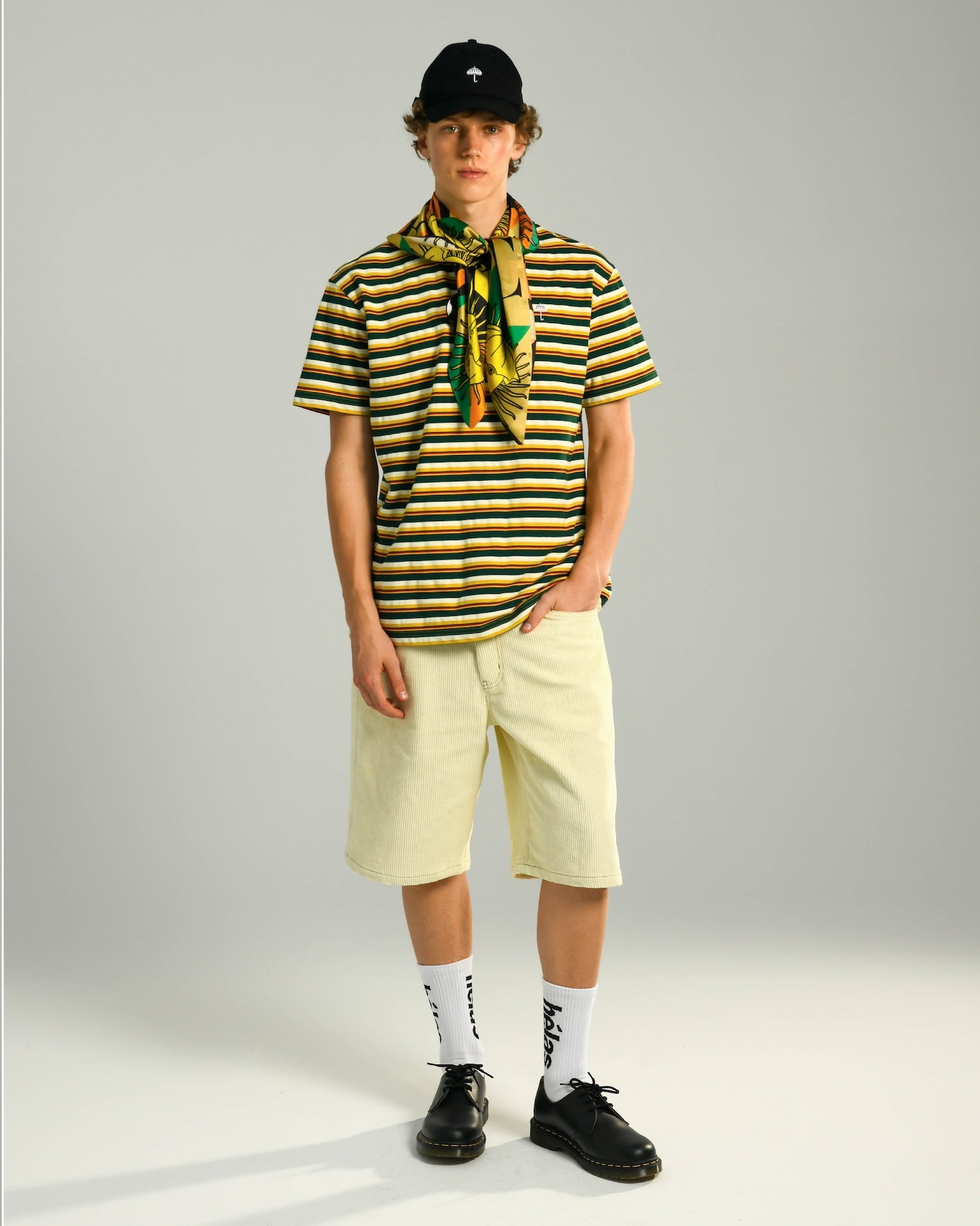 CLASSIC STRIPED TEE GREEN