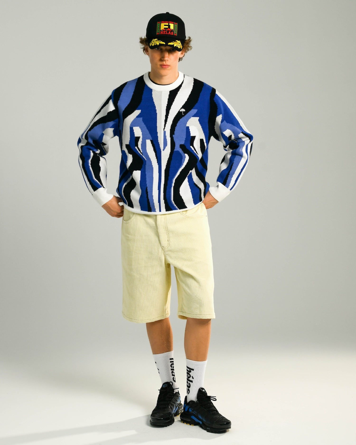 IRREEL CREWNECK KNIT BLUE MULTICO