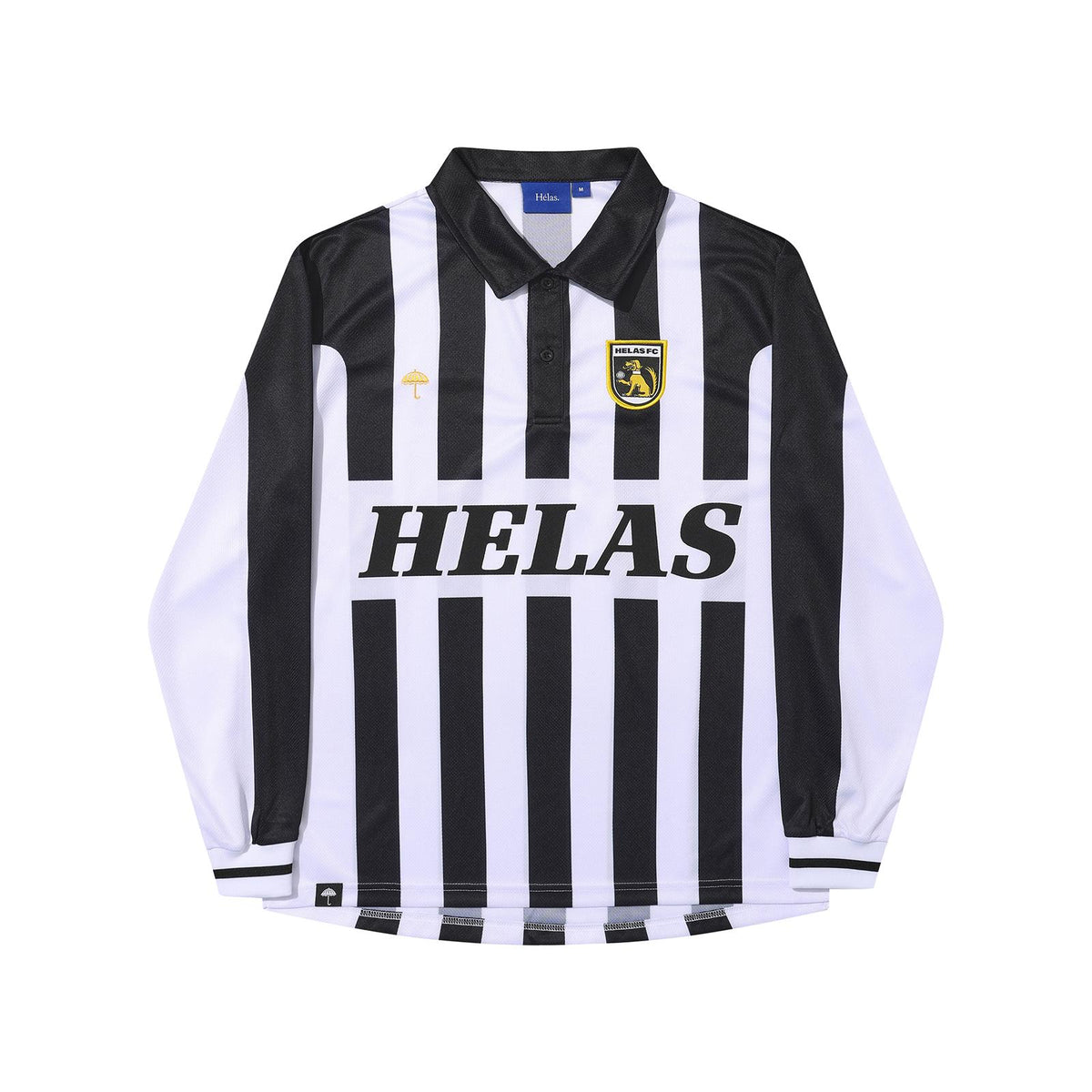 FC LS POLO BLACK/WHITE | HÉLAS