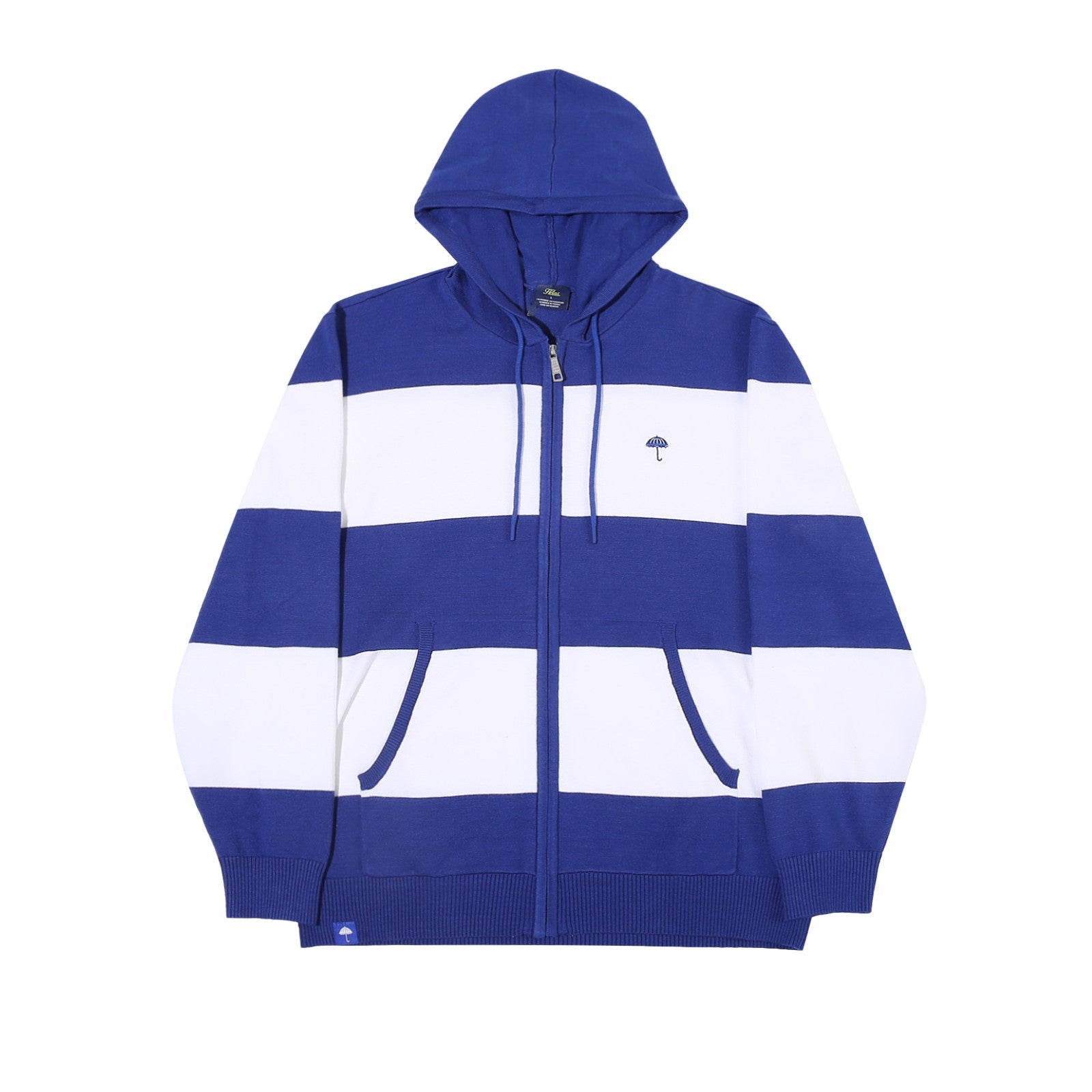 BIG STRIPE KNIT HOODIE WHITE / BLUE_13151.jpg