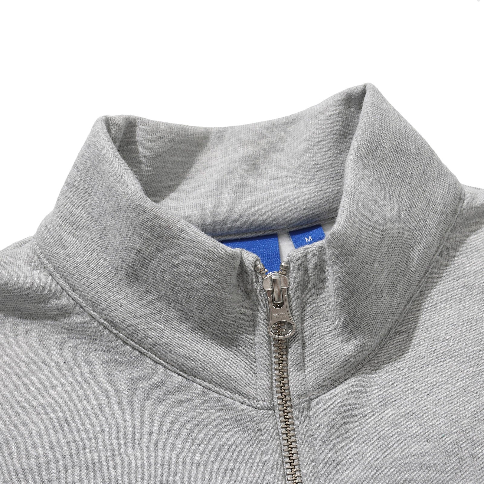 CLASSIC FULL ZIP HEATHER GREY | HÉLAS