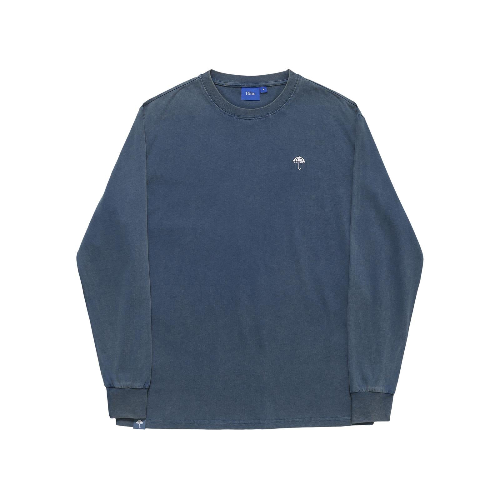 CLASSIC LS TEE WASHED BLUE | HÉLAS