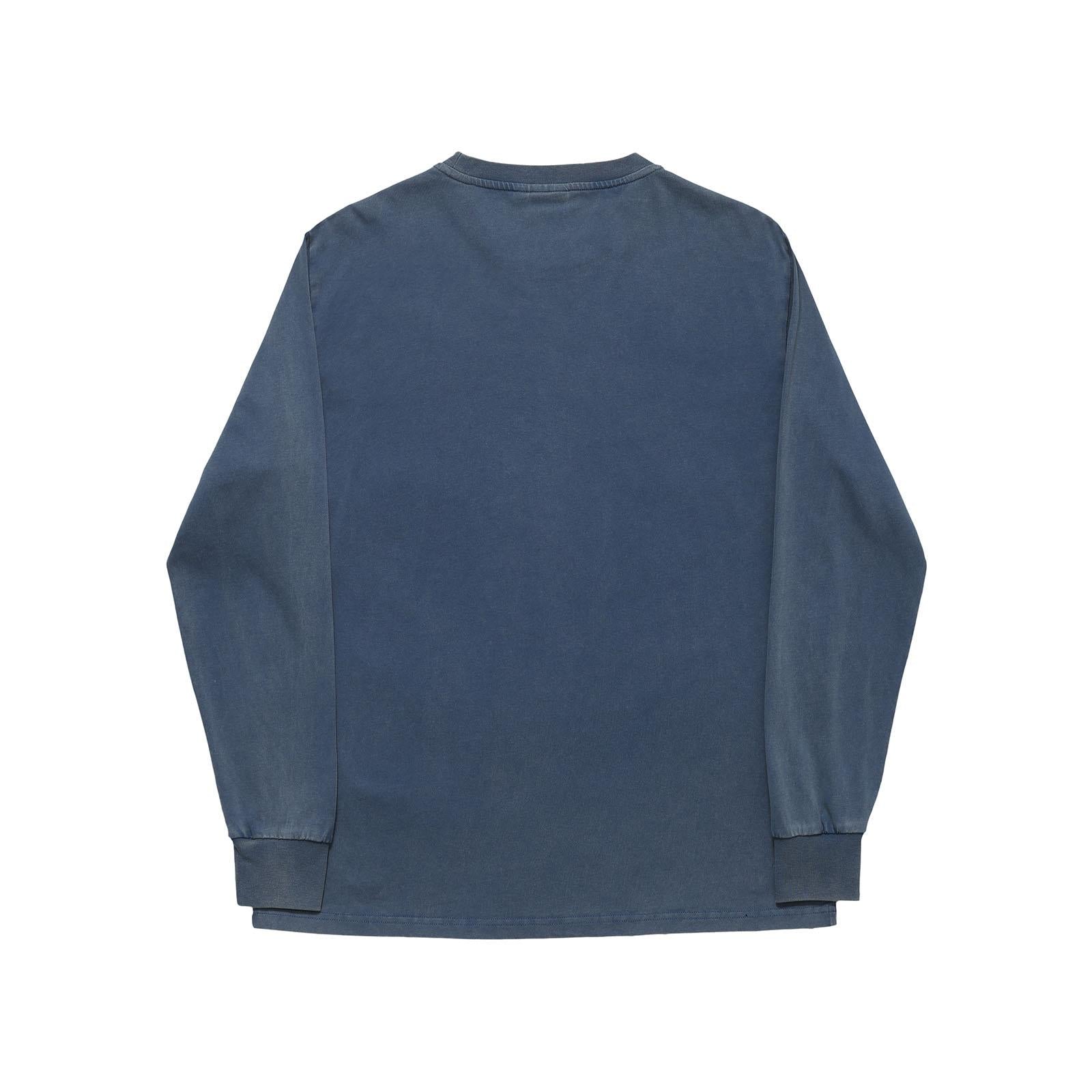 CLASSIC LS TEE WASHED BLUE | HÉLAS