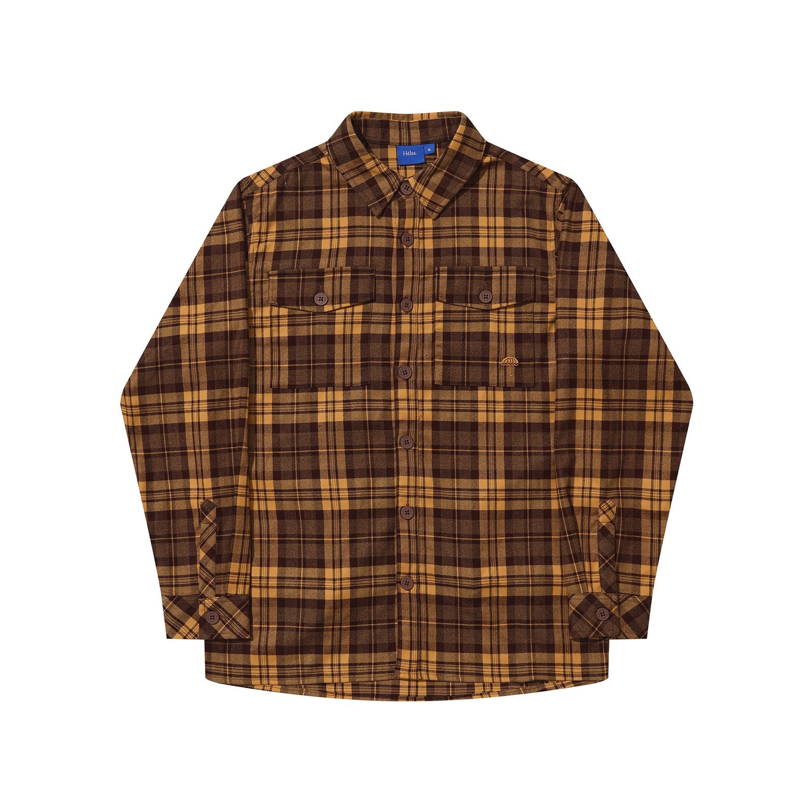 FLANER LS SHIRT BROWN_20585.jpg