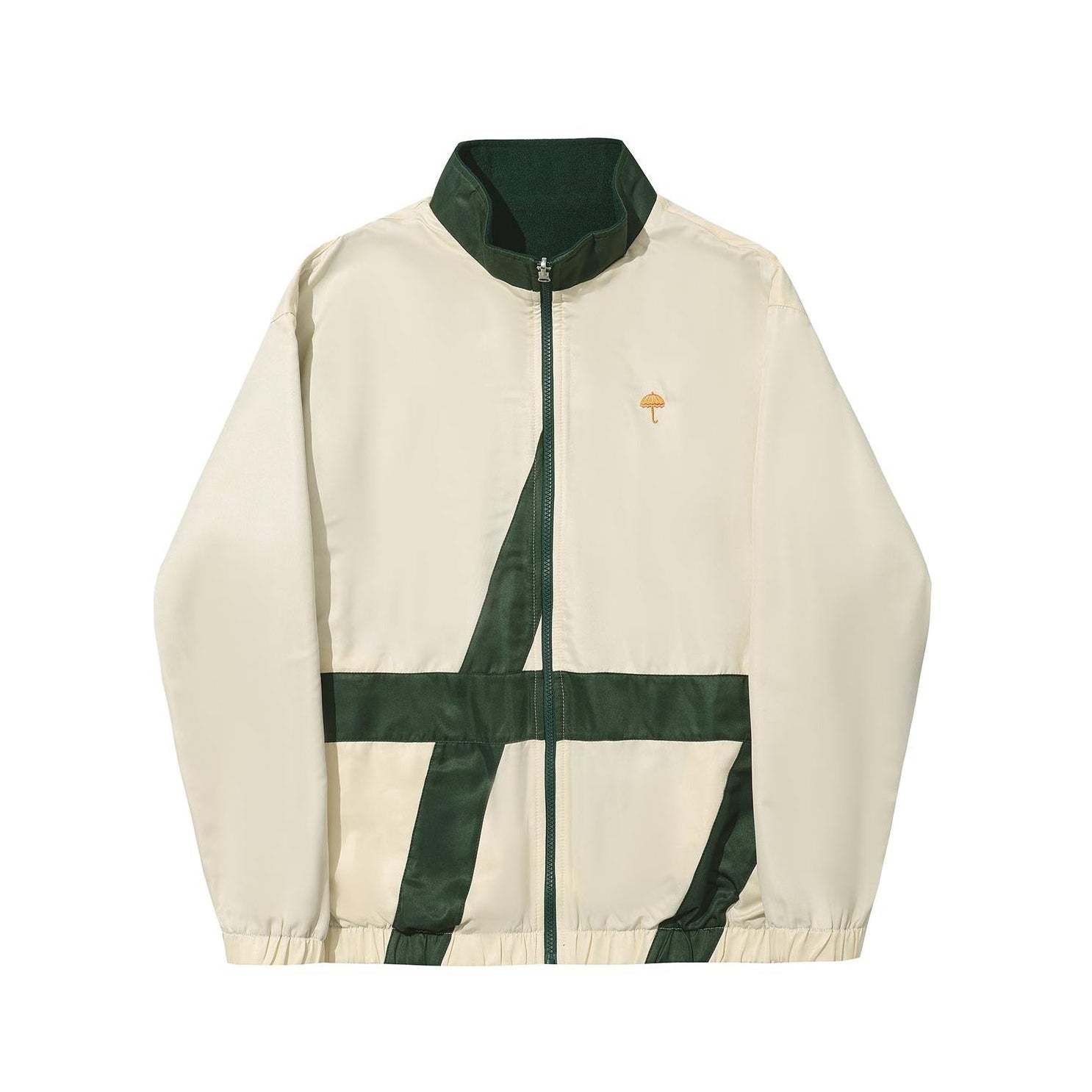 REVERSO FLEECE SPORT JACKET OFF WHITE/GREEN_23999.jpg
