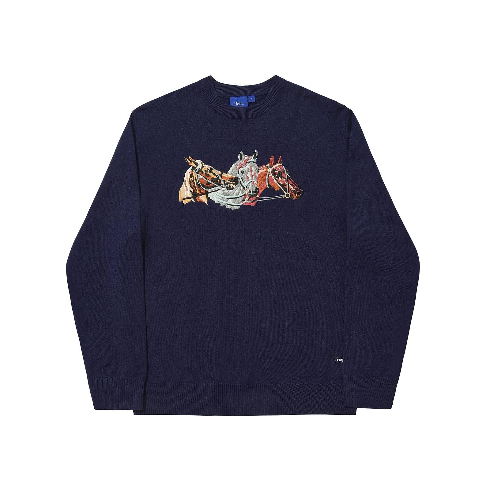 HORSES CREWNECK KNIT NAVY_23647.jpg
