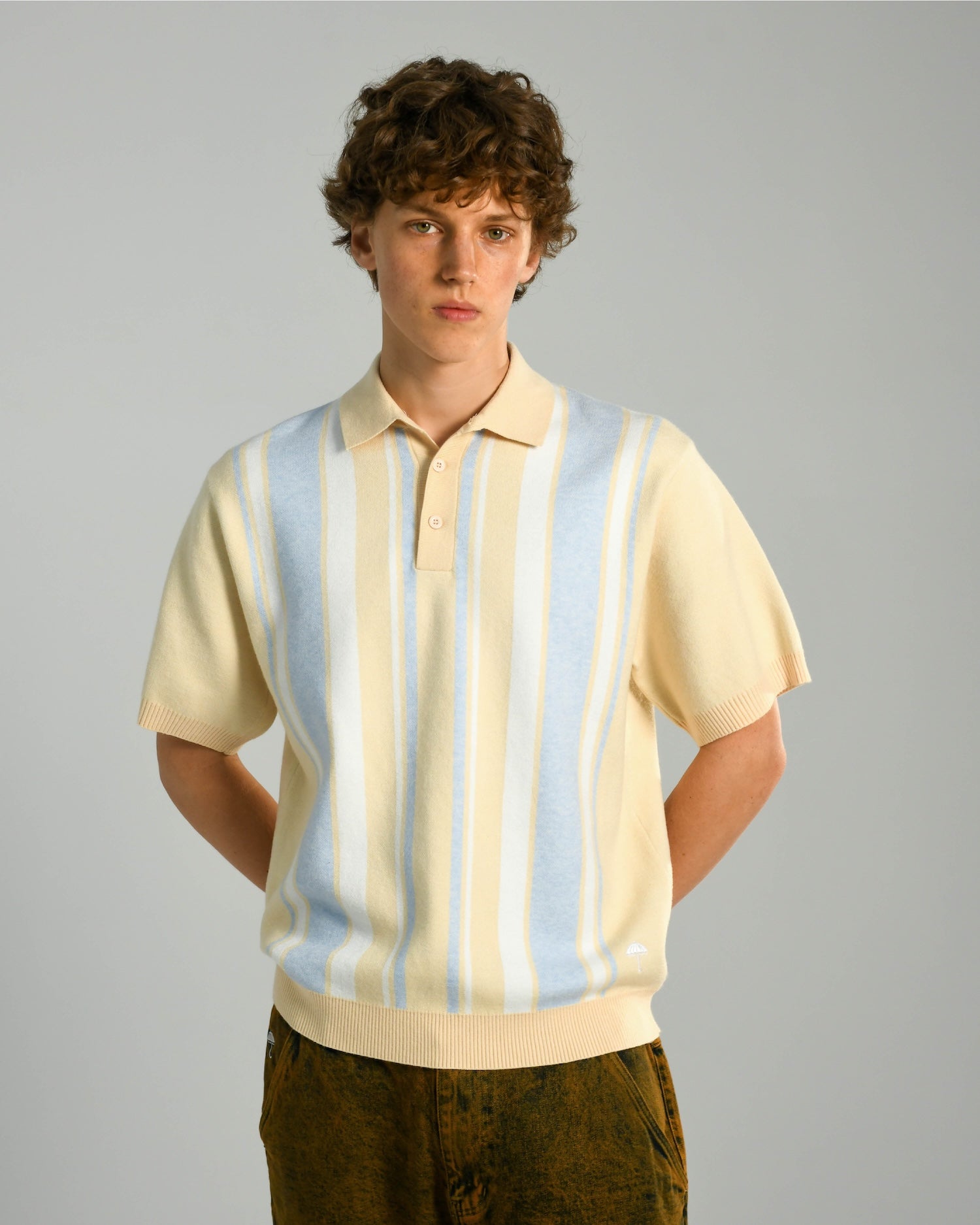 BRONX KNIT POLO BEIGE