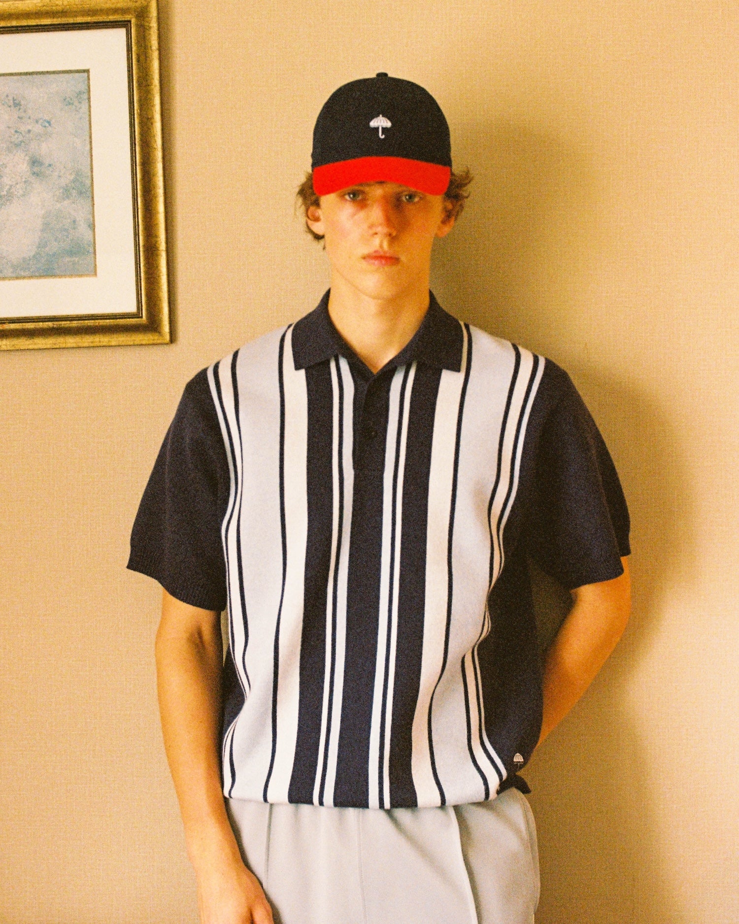 BRONX KNIT POLO NAVY