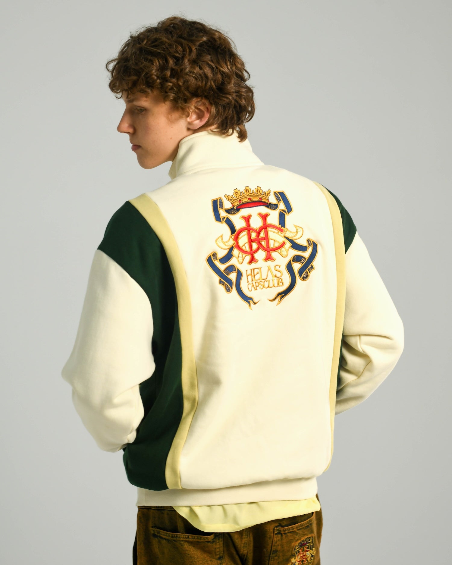 COURONNE QUARTER ZIP LIGHT BEIGE
