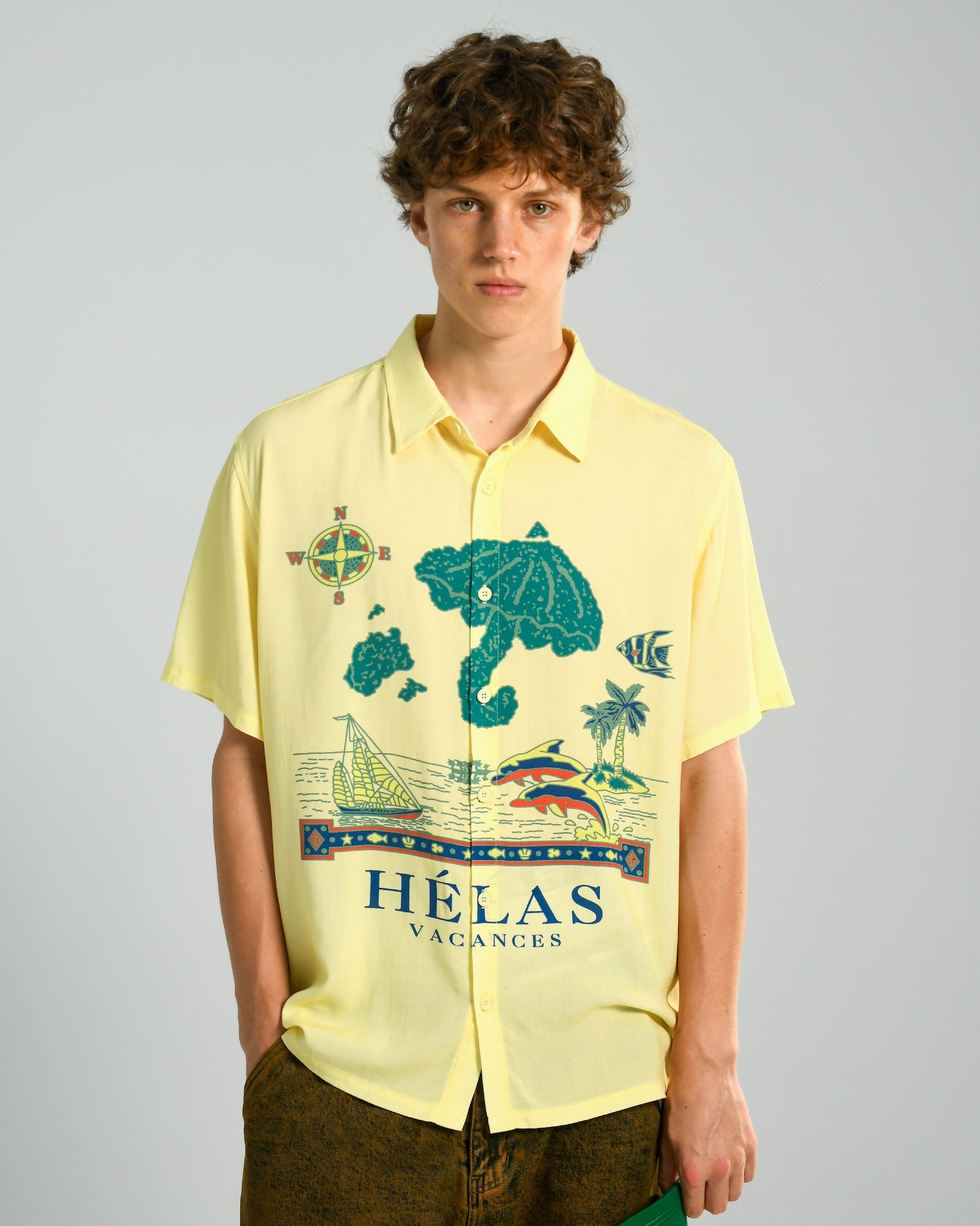 VACANCES SHIRT PASTEL YELLOW