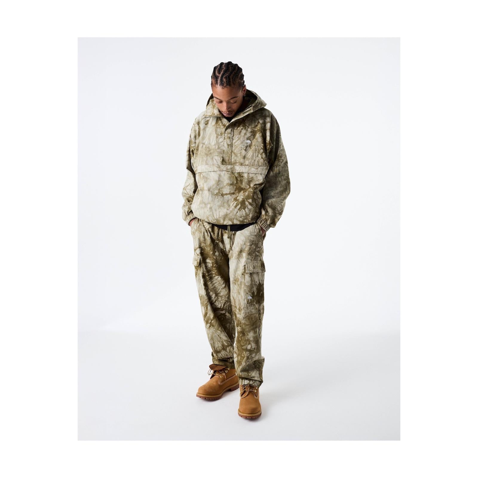 TIE CAMO HOODED QUARTER ZIP JACKET BEIGE_23699.jpg