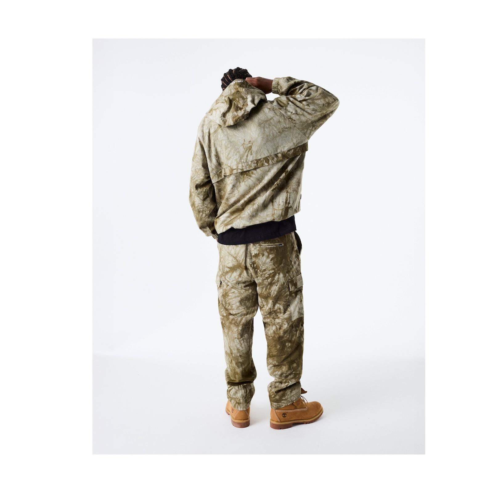 TIE CAMO HOODED QUARTER ZIP JACKET BEIGE_23700.jpg