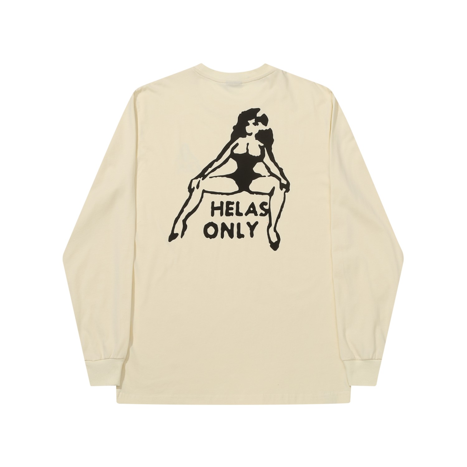 ONLY LS TEE PASTEL YELLOW