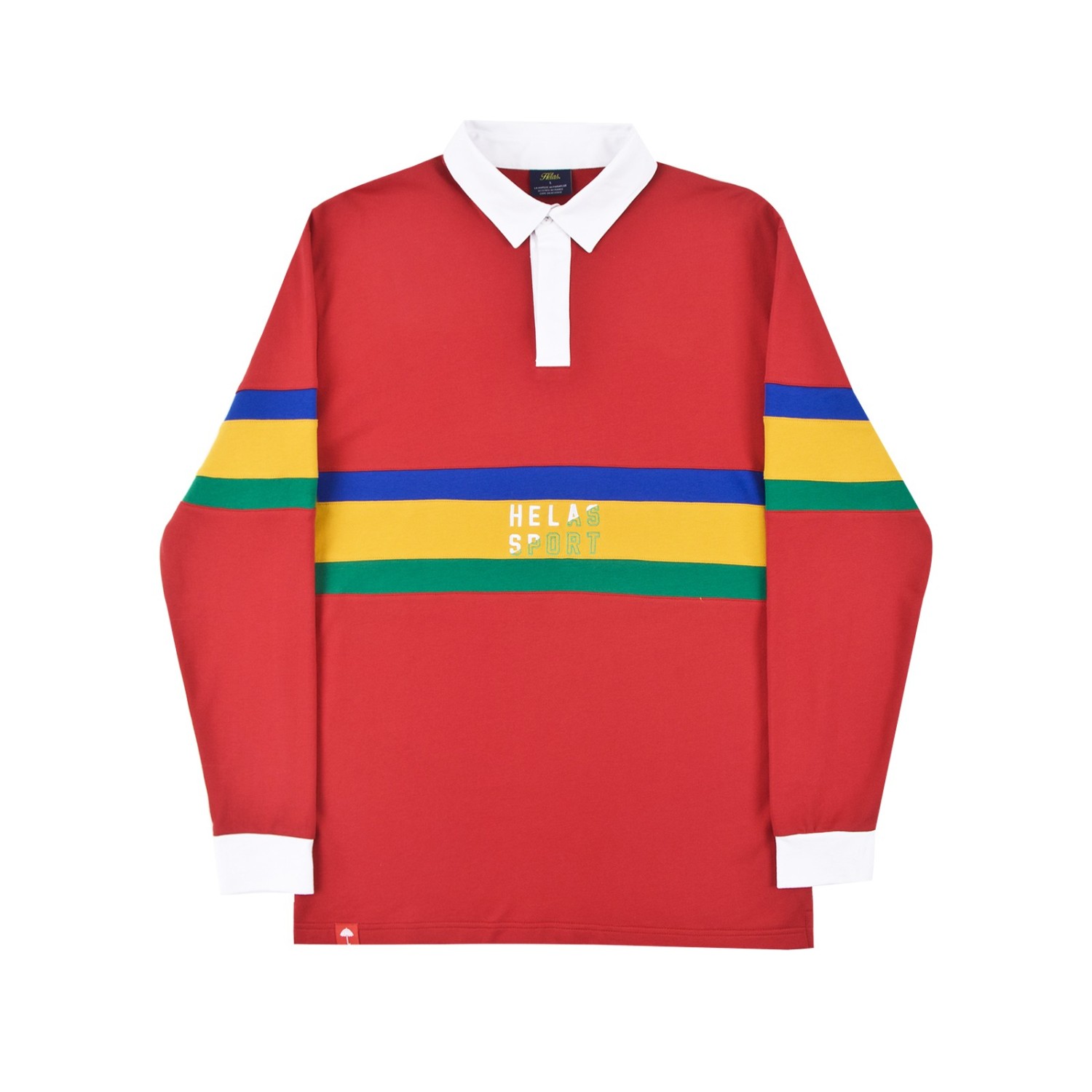 RUDE L/S POLO RED